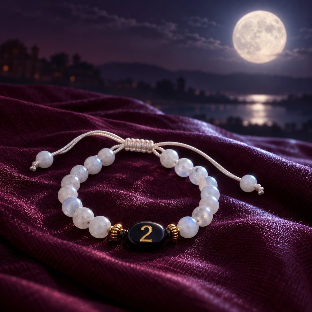Rainbow Moonstone Bracelet